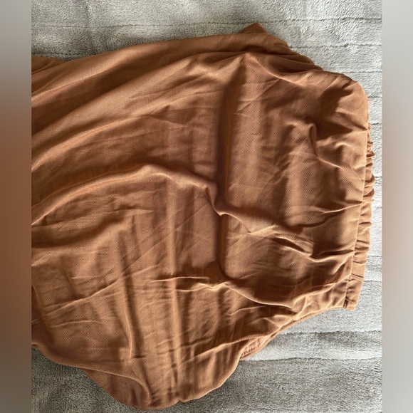 Brown Mesh Corset - Picture 2 of 4